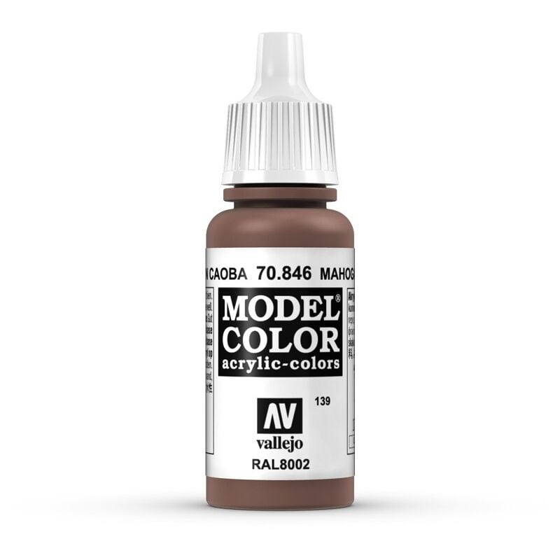 

MODEL COLOR PINTURA ACRILICA MATE 17 ML | COLOR: 846 Marrón Caoba - 846 Marrón Caoba