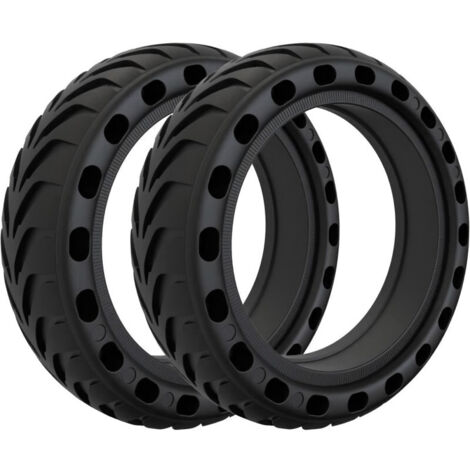 MODELABS - Pack de 2 pneus alvéolés pour Miscoot Noir