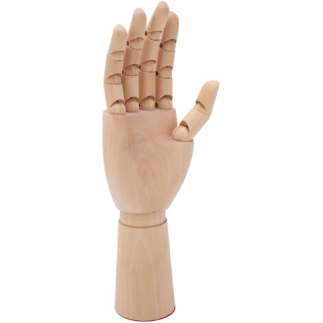 Modèle de Main Articulée en Bois pour Dessinateurs, Doigts Flexibles et Résistants pour Présentations Artistiques