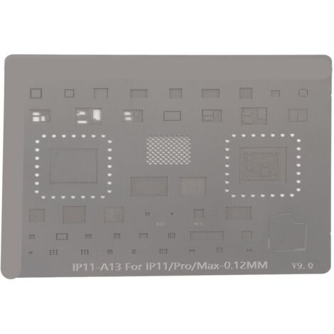 Modèle de soudure BGA pour réparation CPU iPhone 11 Pro Max - Gabarit de rebillage écran