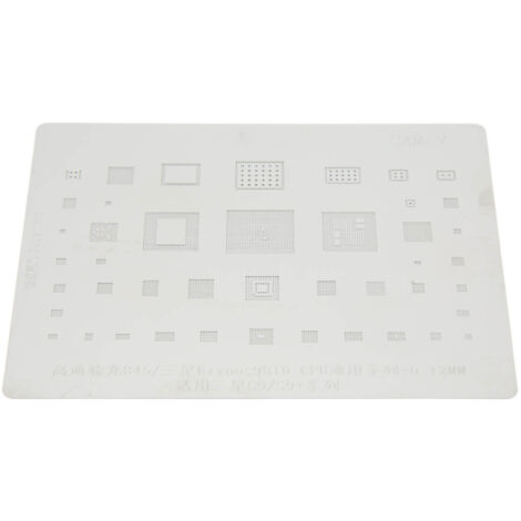 Modèle de soudure pour CPU, pochoir de rebillage précis pour téléphone Samsung S9, S9+, Note 9