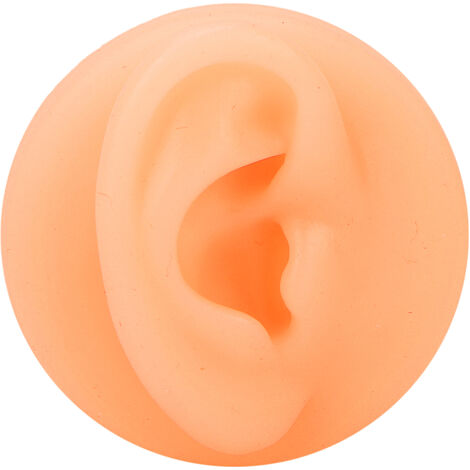 Modèle d'oreille en silicone pour acupuncture réutilisable - Oreille droite détaillée pour entraînement