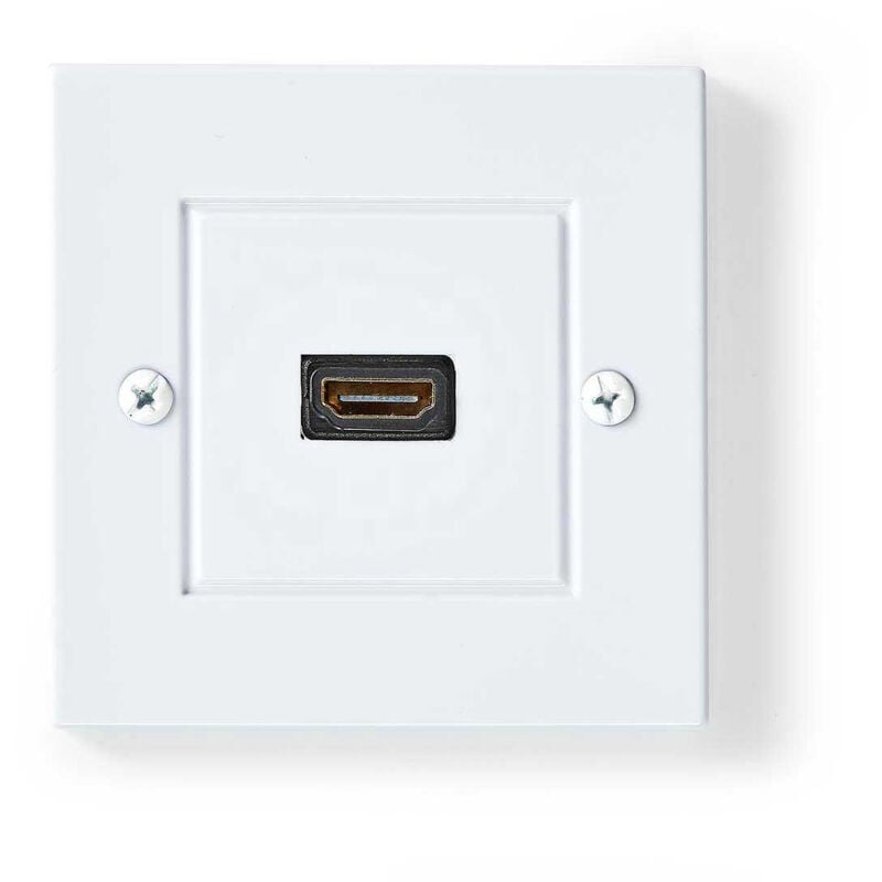 Nedis - Modèle du produit : Boîtier de montage mural hdmi avec port unique (montage encastré)