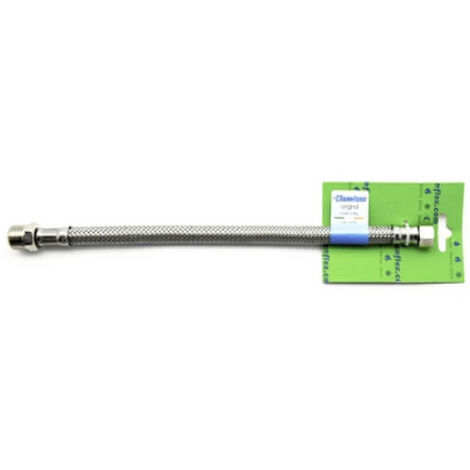 Modèle normal flexible en acier inoxydable Cm. 30 S-Brico Mf 3/8 X 3/8 Faidf