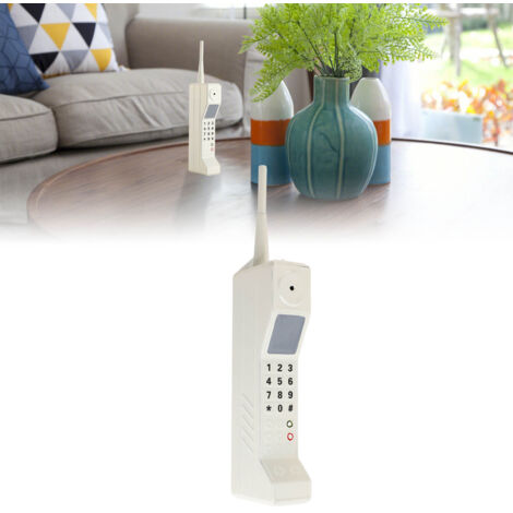 Modèle Vintage de Décor de Cellulaire en Fer Blanc, Design Léger et Portable pour Films, Collection ou Cadre