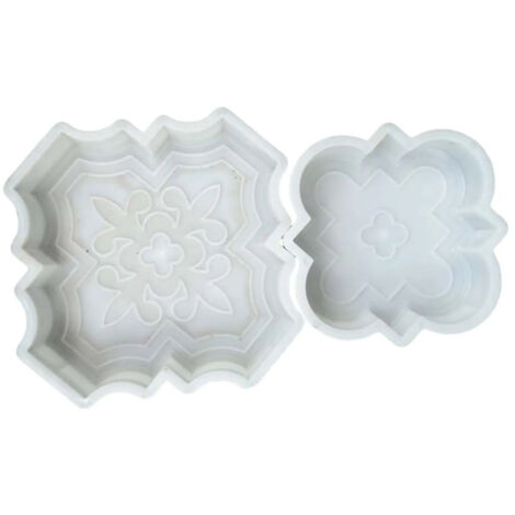 modèles de briques décoratives avec fleurs, pavés Ter