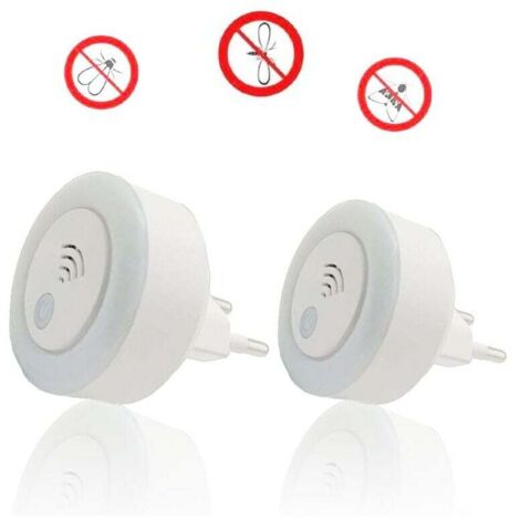 Modello 901, repellente per insetti a onde elettromagnetiche ad ultrasuoni - Luce notturna elettrica antizanzare