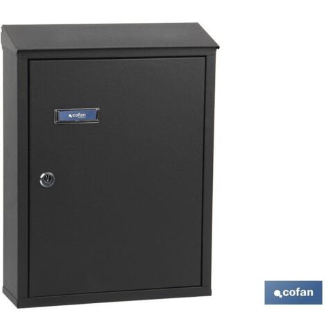 Modello postale per cassetta postale esterna verde 385x290x100mm