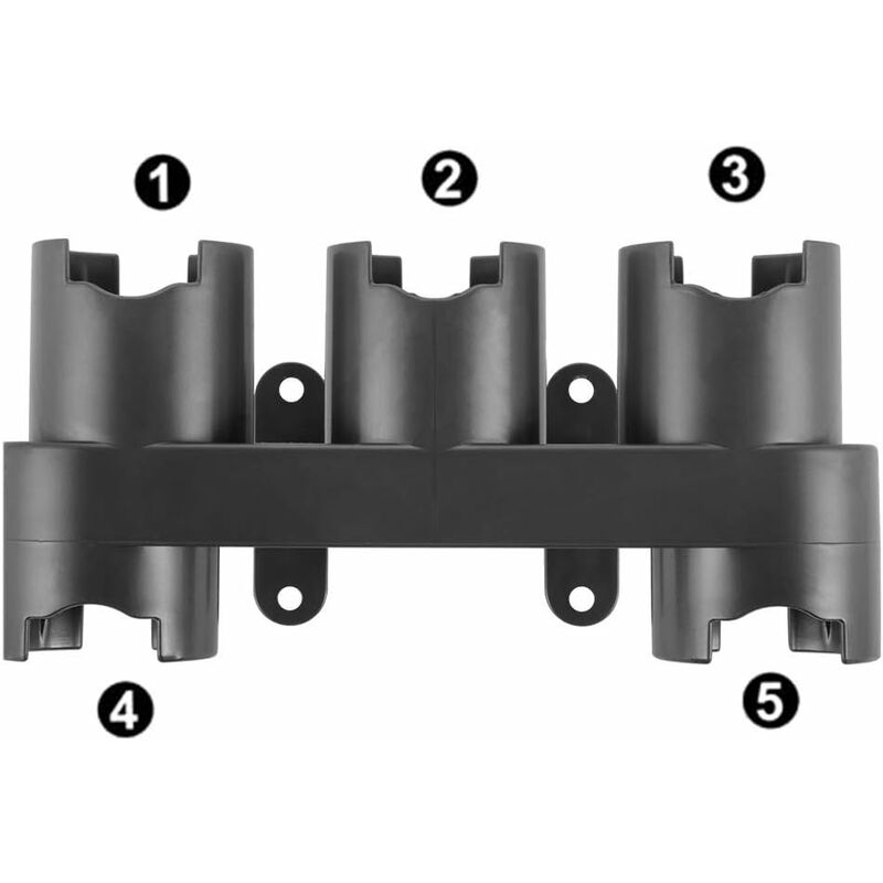 

Modelos de aspiradora de mano de montaje en pared para Dyson V7, V8, V10 Estante de almacenamiento al vacío Soporte de 5 orificios para Dyson