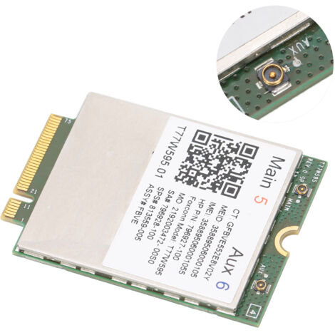Modem 4G LTE M.2 pour HP LT 4120 Snapdragon X5 - Carte Réseau WWAN WiFi Module