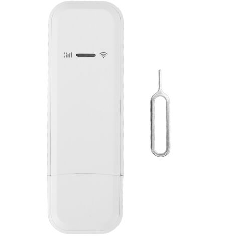 Modem 4G LTE Portable avec Slot Carte SIM, Routeur WiFi Hotspot jusqu'à 150MBPS pour 10 Appareils