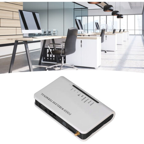 Modem GSM ABS avec indicateur LED, plateforme d'appel intelligent sans fil pour téléphone, connecteur américain inclus, 16x10x3cm, 420g