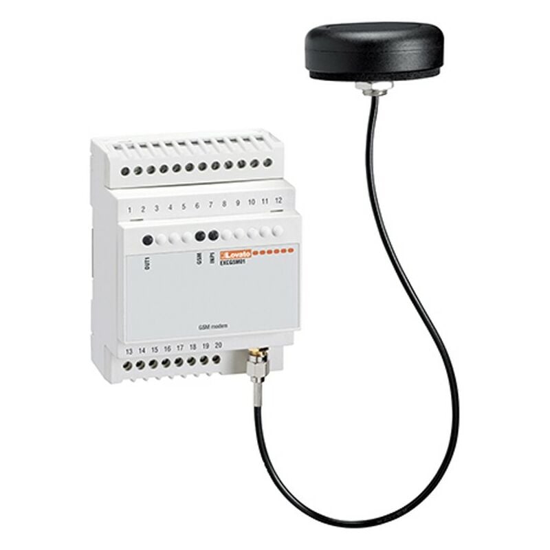 Modem gsm Lovato pour le contrôle à distance par sms EXCGSM01