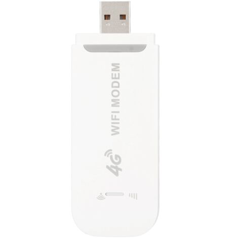 Modem point d'accès Wi-Fi 4G LTE portable avec emplacement pour carte micro SIM - Mini routeur de voyage, blanc