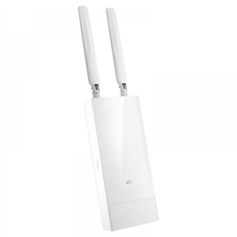 Modem routeur extérieur 4G LTE Cat 4 avec emplacement pour carte SIM, WiFi AC1200, EC25, IP65, antenne amovible, avec adaptateur PoE passif, montage