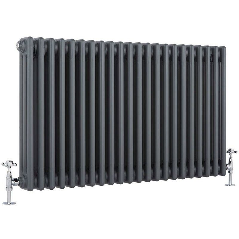 Modena 3 Column Traditional Radiator Central Heating Radiator (h 600mm x w 1200mm) Old Cast Iron Type School Radiator