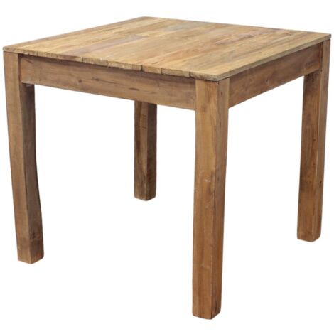 MODERATUS - tavolo da pranzo fisso in legno riciclato