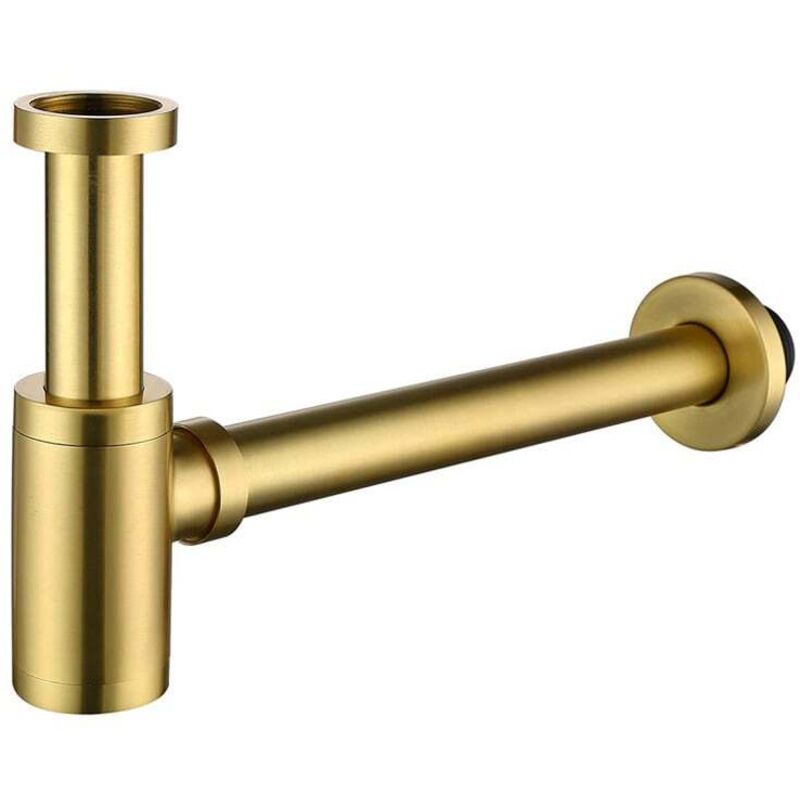 Image of Modern 1 1/4" Dark Gold Brass&hellip;