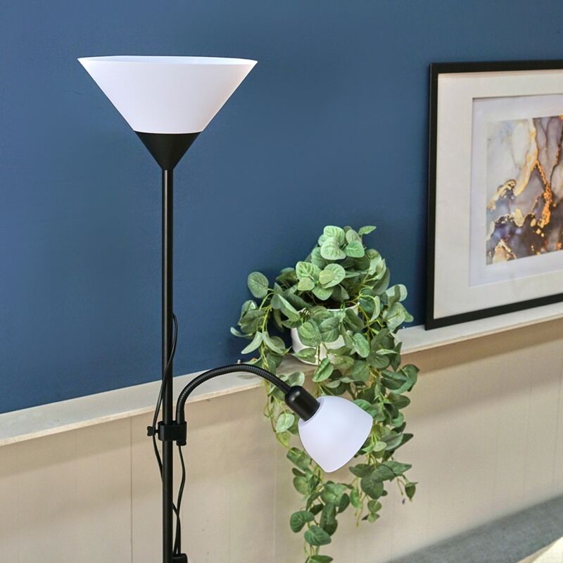 father and child uplighter floor lamp