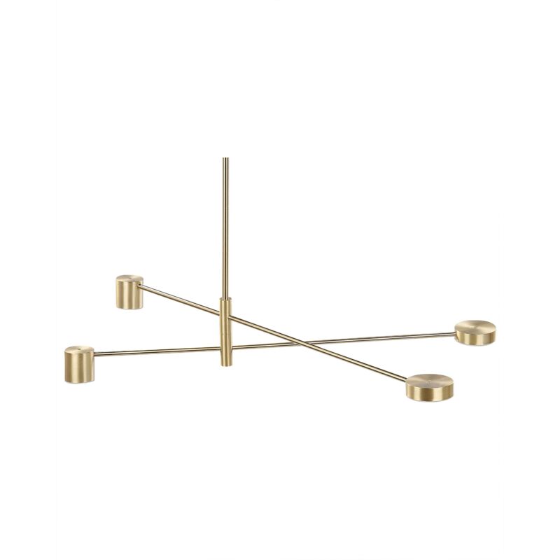Beliani Pendant Lamp Bandon Metal Gold