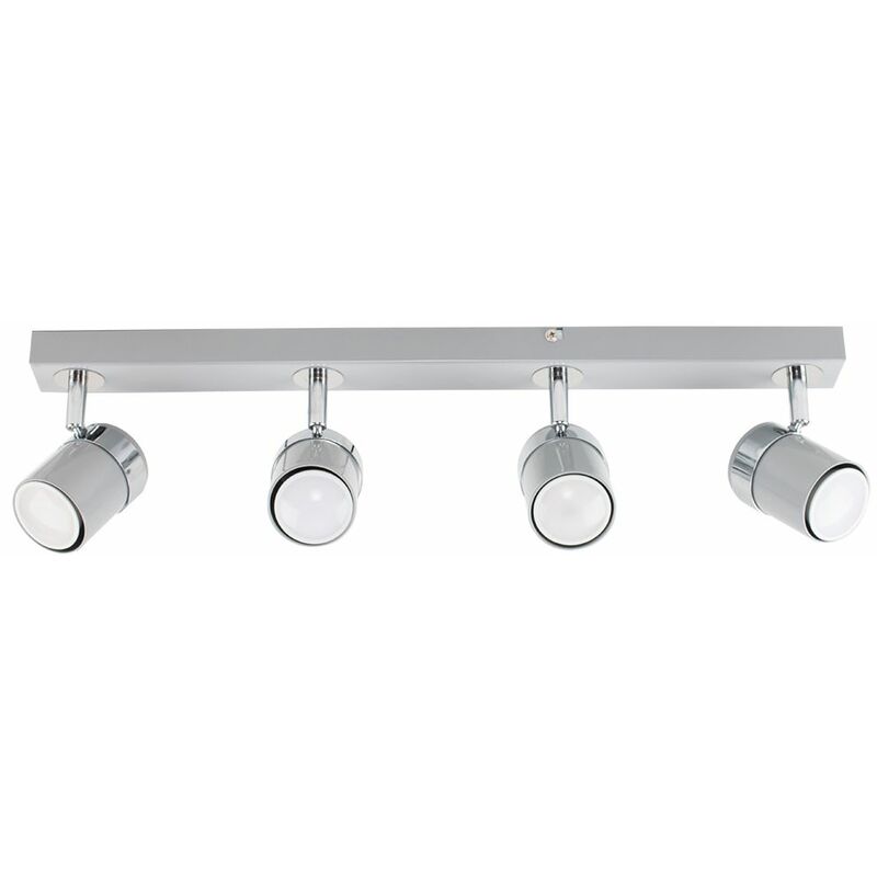 Minisun - Adjustable 4 Way Ceiling Spotlight Fitting - Grey