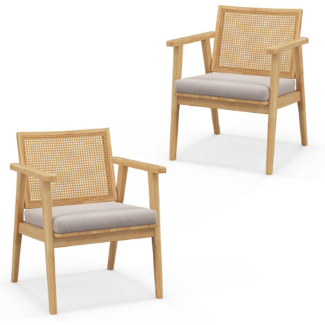 Modern Accent Chair Solid Wood Arm Chair Living Room Modern Leisure Chair