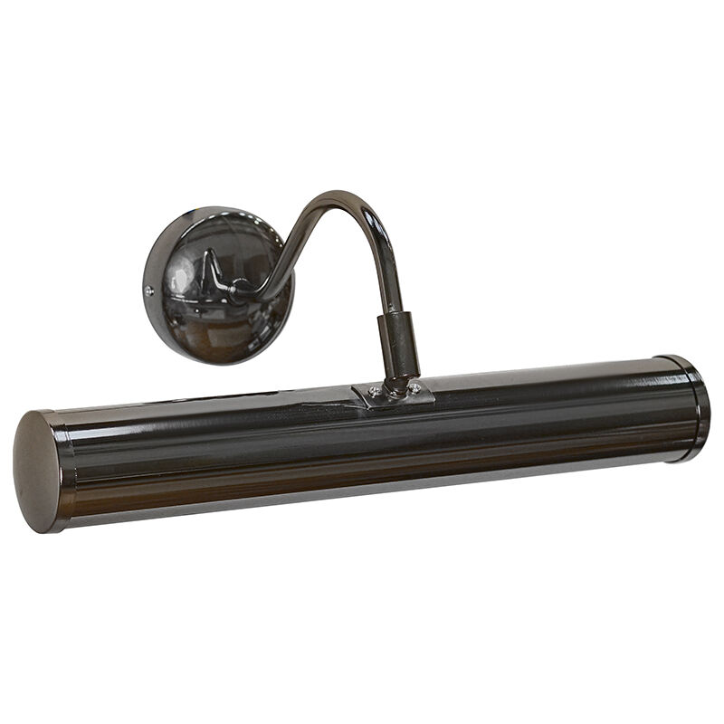 Adjustable Twin Picture Wall Light - Black Chrome - Including LED Bulb
