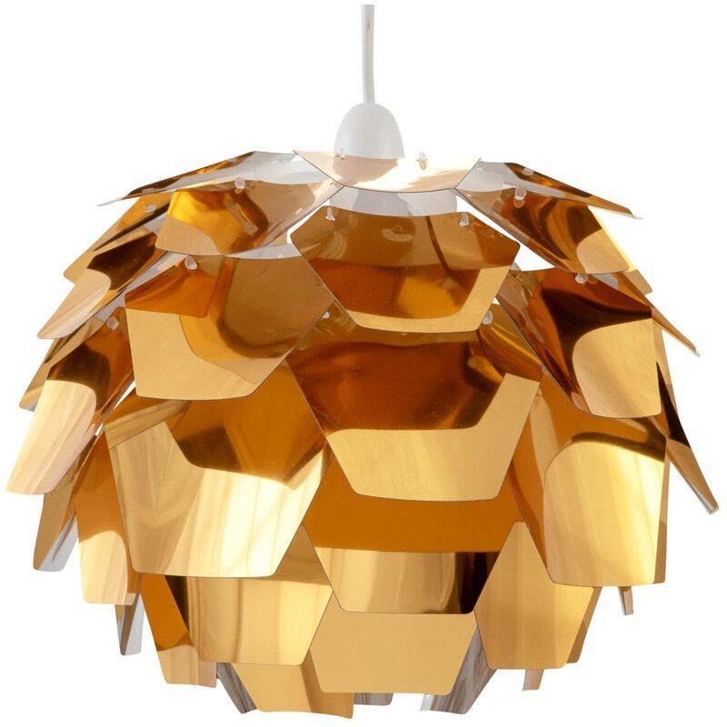 First Choice Lighting - Gold Artichoke Easy Fit Light Shade