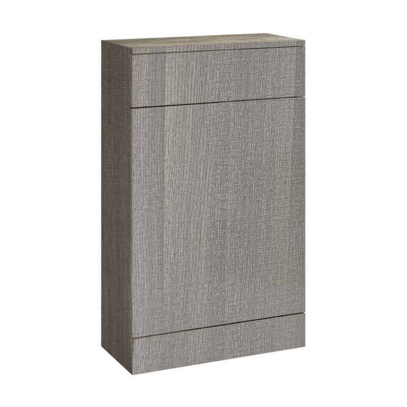 Orbit Ambience Back to Wall WC Unit 500mm Wide - Grey Oak