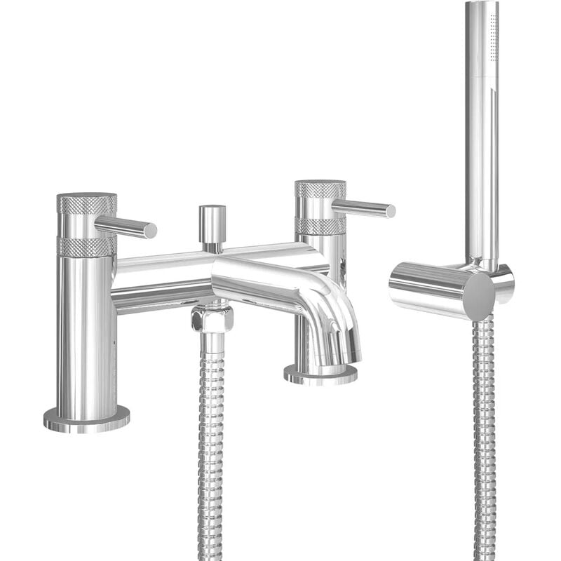 Core Chrome Finish Round Style Bath Shower Mixer Bathroom Tap