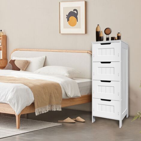 Modern Bathroom Cabinet Furniture Shelf Free Standing Cupboard Storage Rack Unit