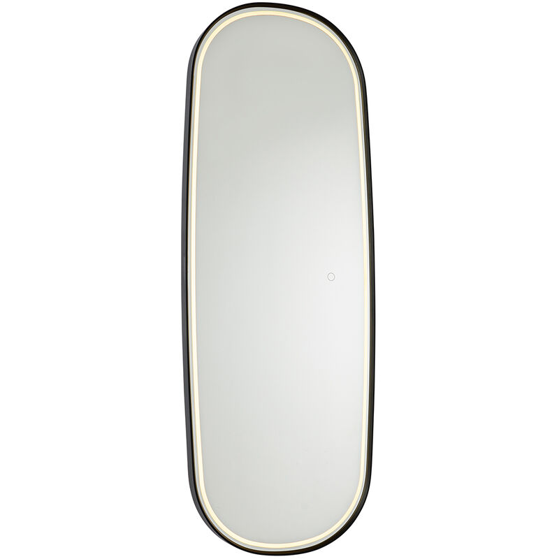 Image of Modern Bathroom Mirror Black Incl. led&hellip;