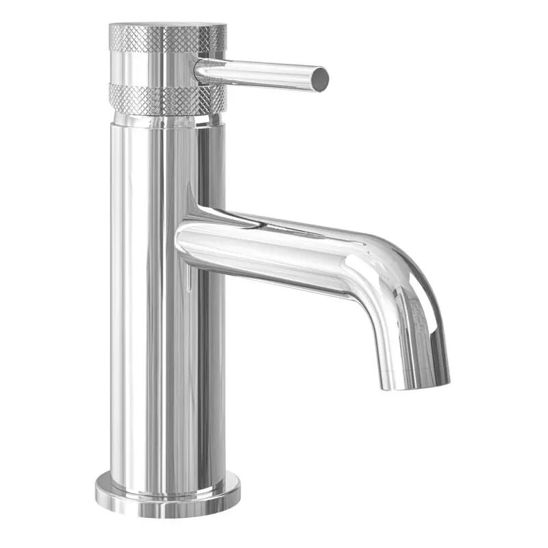 Core Chrome Finish Modern Round Style Mono Basin Mixer Bathroom Tap