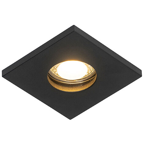 Modern Bathroom Recessed Spotlight Black - Doku