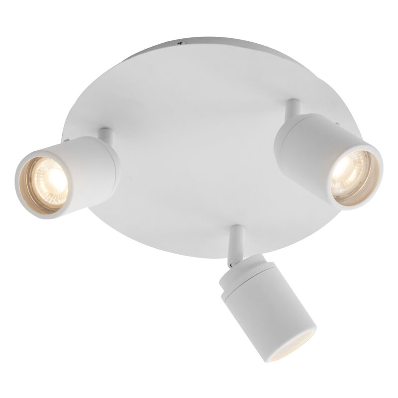 Image of Modern Bathroom Spotlight White 3-Lights IP44&hellip;