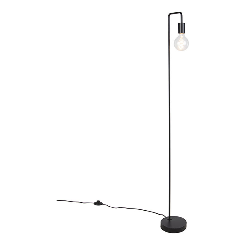 Modern black floor lamp - Facil