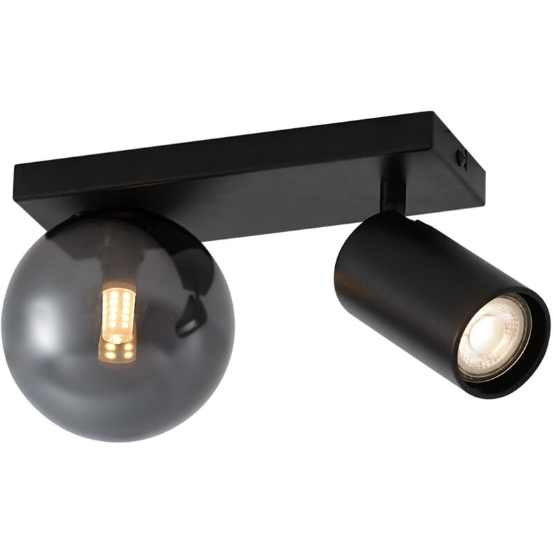 Image of Modern Ceiling Lamp Black 2-Lights Tiltable&hellip;