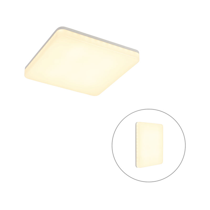 Modern Square Ceiling Light Incl. LED - Plater