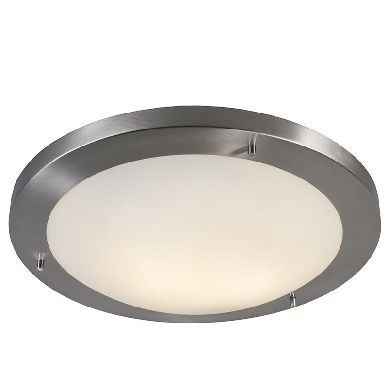 Modern ceiling lamp steel 41 cm IP44 - Yuma