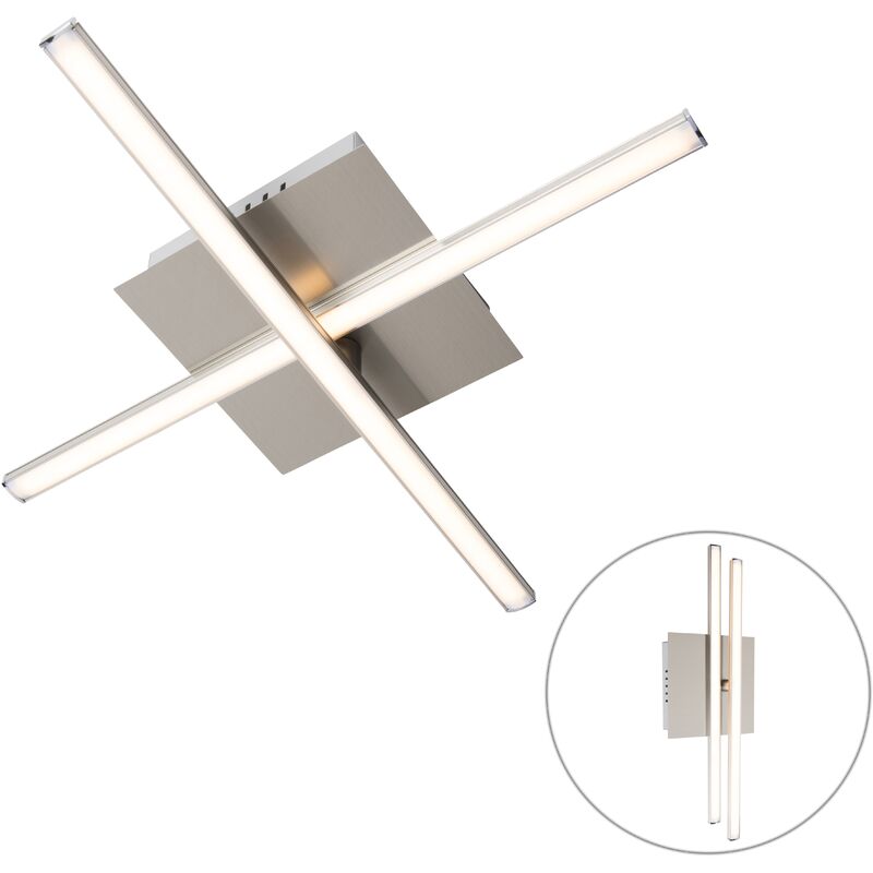 Modern ceiling lamp steel LED rotatable - Cruz