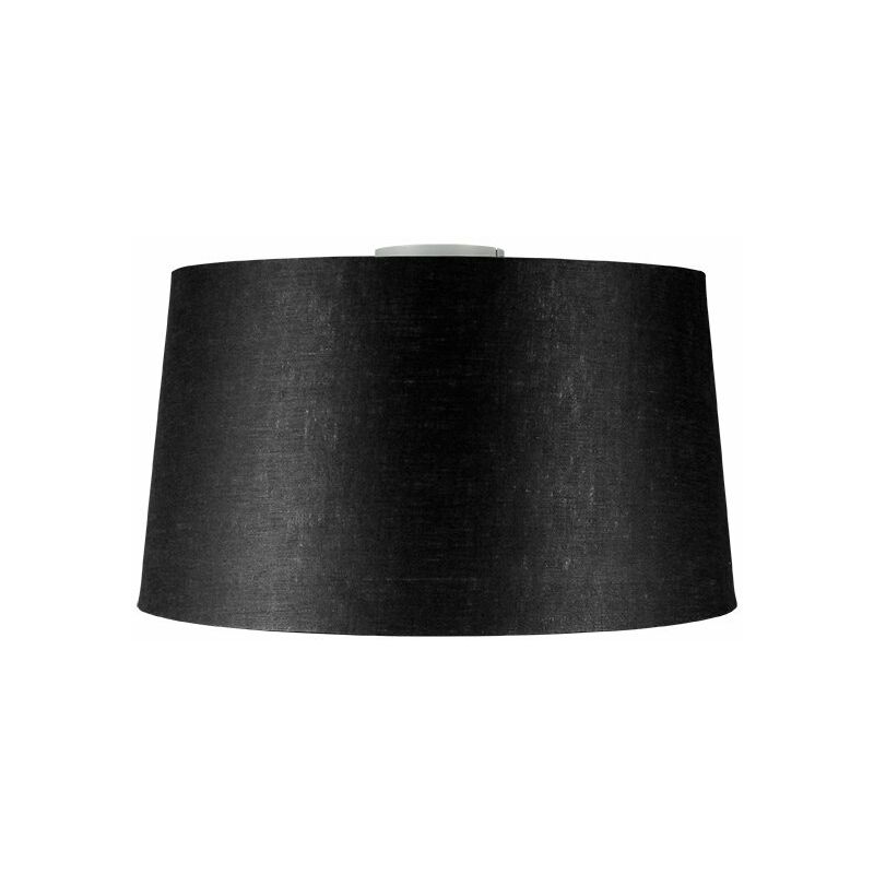 Modern ceiling lamp white with black shade 45 cm - Combi