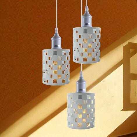 main image of "Modern Chandelier Light Shades White Cluster Ceiling Pendant Lampshade"