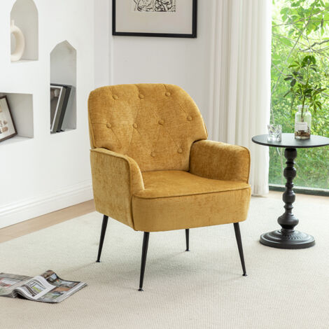 Modern Chenille Upholstered Leisure Chair