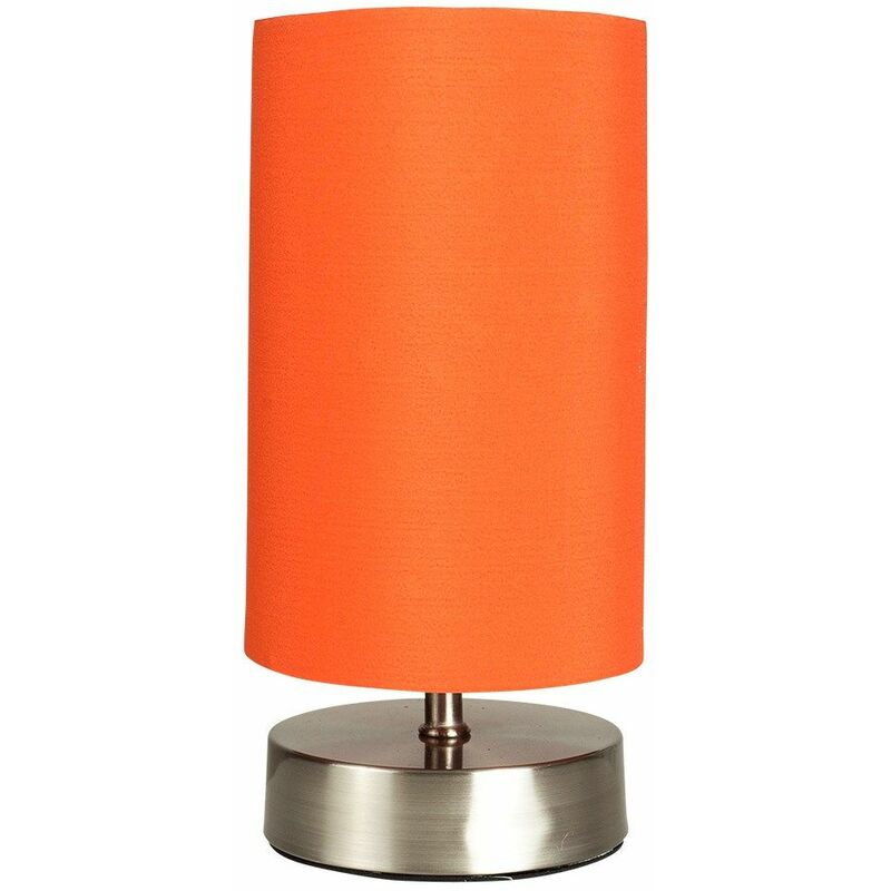 Touch Dimmer Bedside Table Lamp - Orange