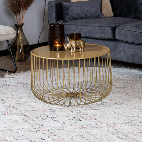 FURNWISE Modern Coffee Table Senna Gold