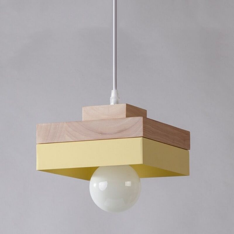 Wottes - Modern Creative Iron Pendant Light, Industrial Metal E27 Kitchen Restaurant Bedroom Hallway - Rose Gold - Rose gold