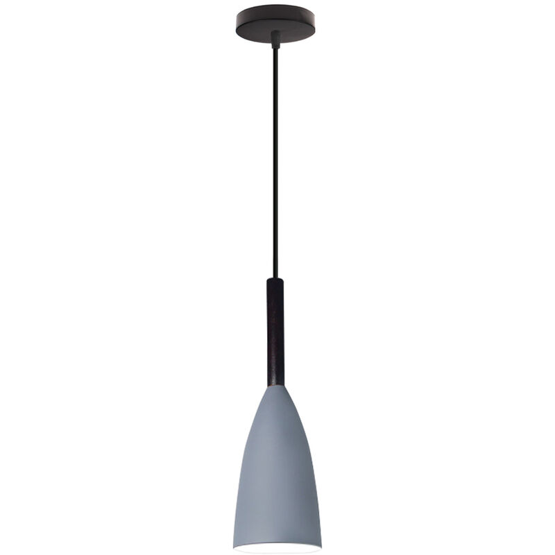 Wottes - Modern Creative Wrought Iron Chandelier Pendant Light Fixture E27 Lighting Bedroom Kitchen Dining Room - Grigio