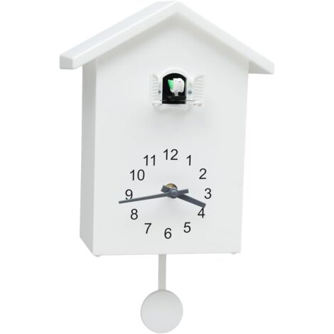 Modern Cuckoo Clock, Wall Bird Hanging Clock, Multifunctional Clock Singing Home Decoration, Alarm Clocks for Living Room Kids Bedroom Kitchen Office Home Decor, Fashion Decoration