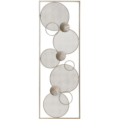 Modern Decorative Wall Art Deco Accent Piece Gold Tungsten