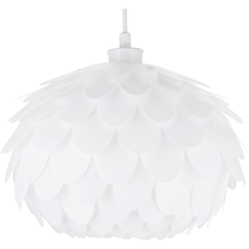 Modern Designer White Cloud Effect Polypropylene Ceiling Pendant Lamp Shade by Happy Homewares